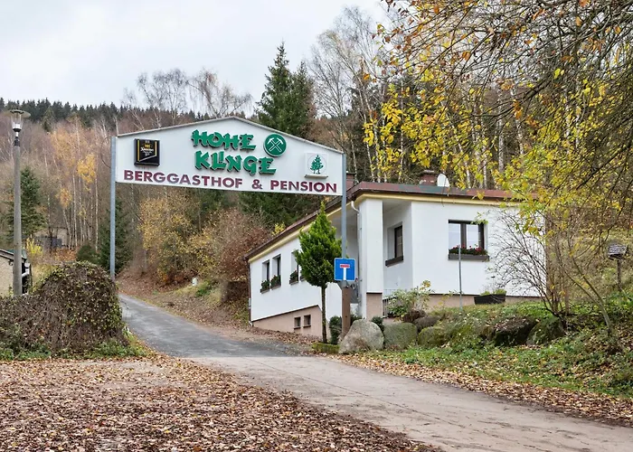 With Terrace Near The Rennsteig